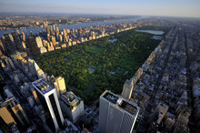 New York Manhattan At Sunrise - Central Park View