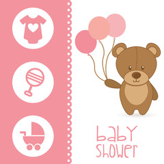 Poster - baby card