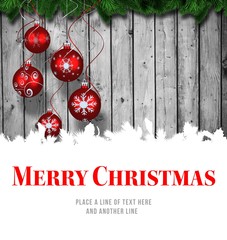 Poster - Merry Christmas message