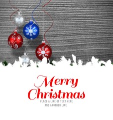 Poster - Merry Christmas message