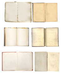 Canvas Print - Set of old books