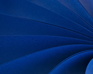 Wall Mural - abstraction from the blue paper