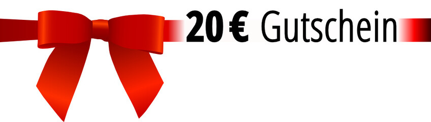 Wall Mural - 20 Euro Gutschein