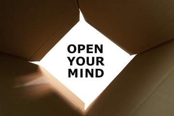 Open Your Mind Concept