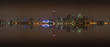 Toronto Skyline at night with a reflection, Canada