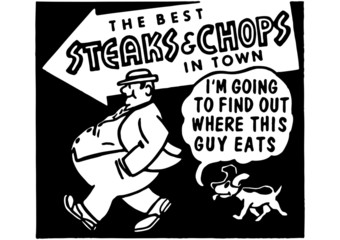 Sticker - Steaks And Chops 4