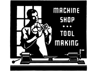 Sticker - Machine Shop