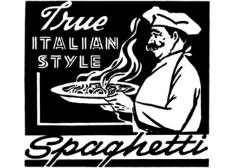 Sticker - Italian Style Spaghetti