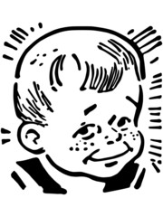 Sticker - Grinning Boy