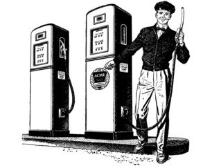 Poster - Gas Station Attendant 2