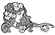 © RetroClipArt - Flower Girl