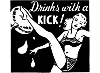 Wall Mural - Drinks With A Kick