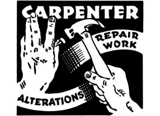 Sticker - Carpenter Repair Work