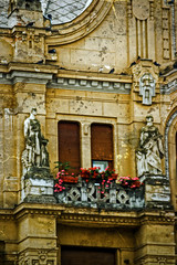 Old postcard of one historical building.Timisoara 4