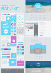 One page website design template