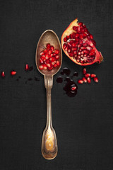 Wall Mural - Pomegranate background.