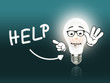 © artefacti - Help Bulb Lamp Energy Light turquoise