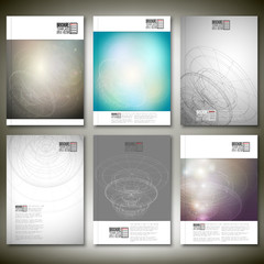 Poster - Conceptual design, technology background vector. Brochure, flyer