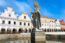renaissance center (UNESCO) in Telc town,  Czech republic
