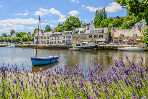 Bretagne_Pont-Aven_Hafen Fototapeta