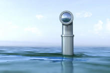 Periscope Above The Water