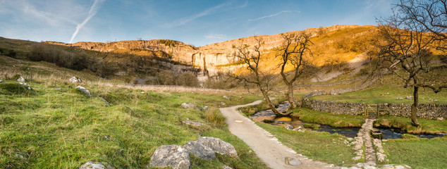 Poster - Malham Cove panorama