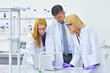 group of people working in the laboratory