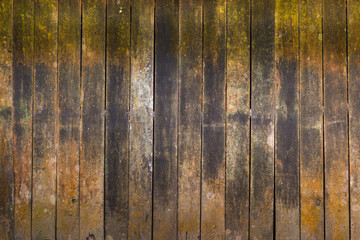 Sticker - background of decay wood  on  old cottage wall  surface
