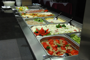 Wall Mural - Buffet line