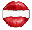 Lips Blank Sign