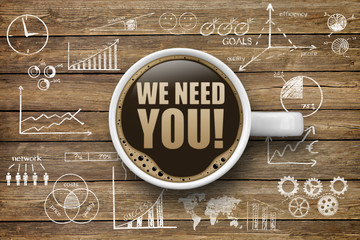 Wall Mural - We need you!