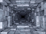 Fototapeta Perspektywa 3d - tunnel