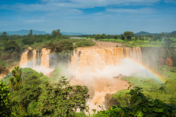 Tiss abay Falls on the Blue Nile river, Ethiopia