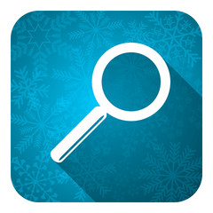 Aufkleber - search flat icon, christmas button