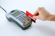 Paying with credit card terminal
