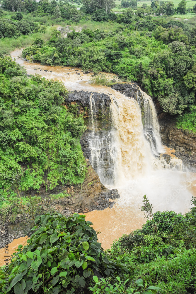 Tiss abay Falls on the Blue Nile river, Ethiopia Stock Photo | Adobe Stock