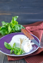 Canvas Print - fresh ricotta