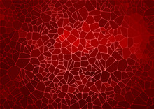 Red Tile Abstract Tile Composition