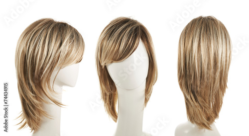 Fotografía Hair wig over the mannequin head