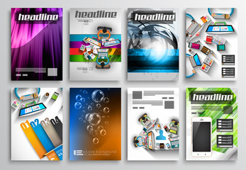Poster - Set of Flyer Design, Infographic Templates. Brochure Designs