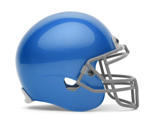 Wall Mural - Blue Football Helmet