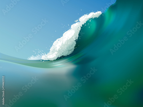 Fototapeta fala fala-oceaniczna