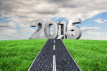 Poster - Composite image of road