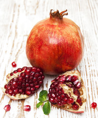 Poster - pomegranates