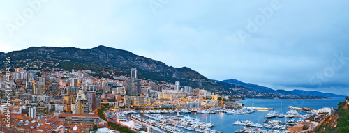 Naklejka na szybę Monaco cityscape