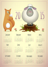 Year Of The Goat 2015 Calendar.