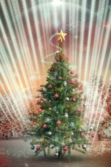 Poster - Composite image of christmas tree