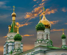 Golden Dome Of The Church