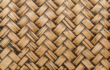 Handcraft Bamboo Weave Texture For Background