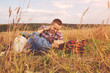 © arthurhidden - Landscape portrait of young beautiful stylish couple sensual and